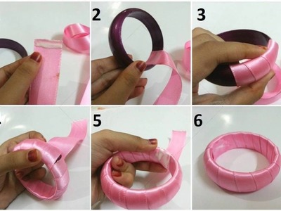 How to make beautiful bangles with thread at home
