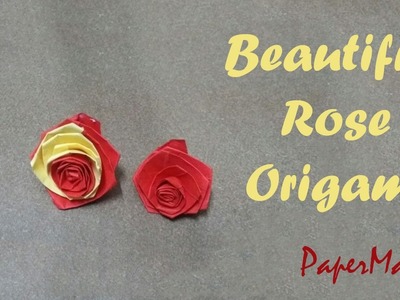 How to make Beautiful Paper Rose | Rose Origami | DIY | PaperMade