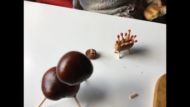 How to make chestnut figures fun for kids