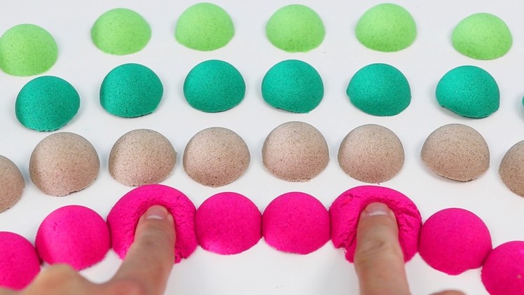 How to Make Colorful KINETIC SAND Balls | DIY Fun & Satisfying SQUISHING Sand Art!