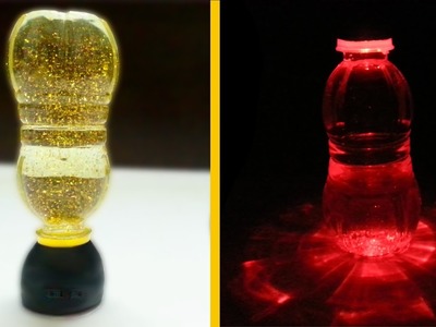 How to make LED Night Lamp using plastic bottles