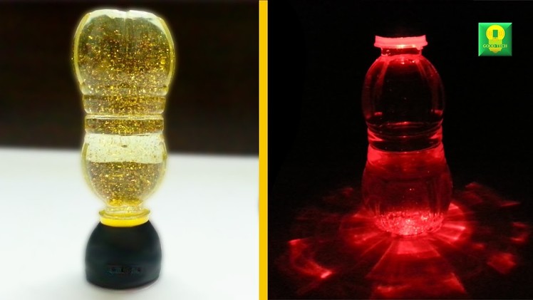 How to make LED Night Lamp using plastic bottles