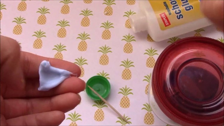 How to make slime without borax, liquid starch, eye drops, and contact lense solution!