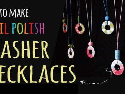 How to Make Washer Necklaces  |  Kids Crafts  |  DIY Jewelry