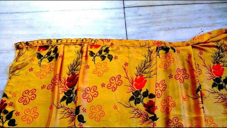 HOW TO MAKE WRAP_ON SAREE. READY TO WEAR SAREE (FINAL PART)