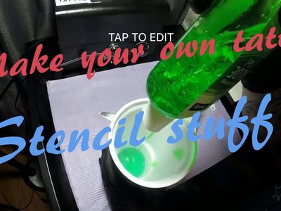 How to Make your OWN STENCIL STUFF that really works