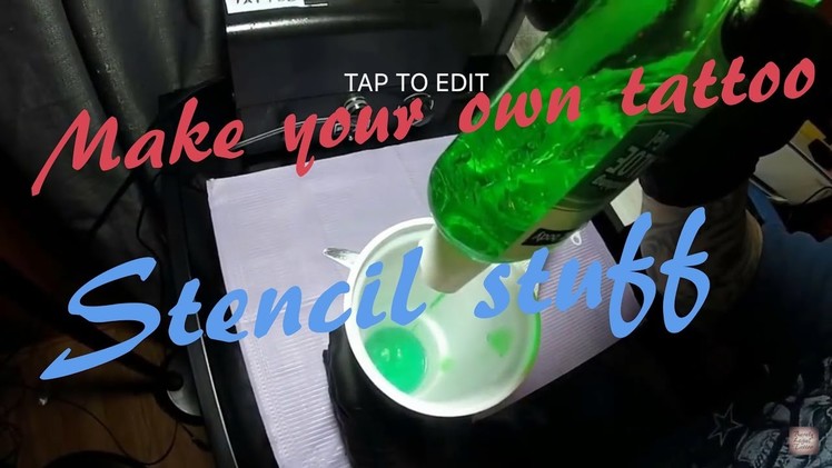How to Make your OWN STENCIL STUFF that really works
