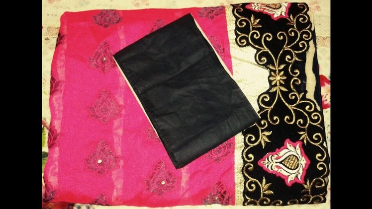 How To Stitch A Fall On The Saree By Ayesha - www.ayeshasworld.com