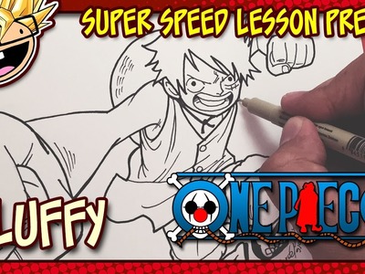 Lesson Preview: How to Draw MONKEY D. LUFFY (One Piece) | Anime Thursdays