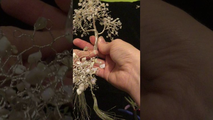Part two of how to make a wire bonsai tree