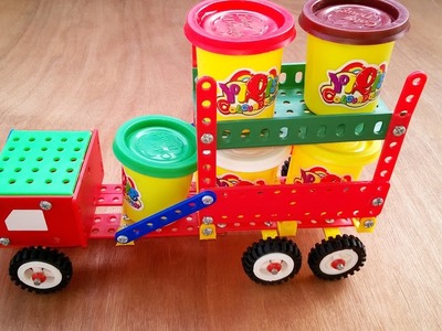 Teach Kids how to assemble a toy truck. Part 06. New version.