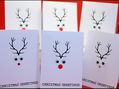 5 Christmas cards in 10 minutes challenge