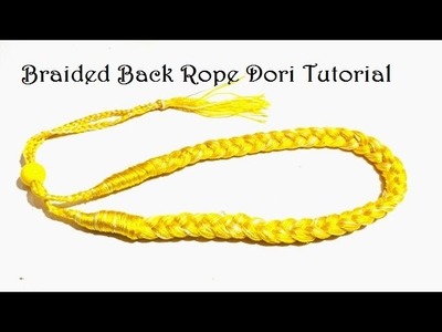 Braided Dori Necklace with Back Rope Tutorial - Easy DIY