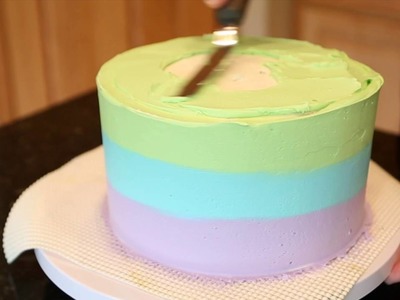 CRAZY WEIRD Pastel Rainbow Cake