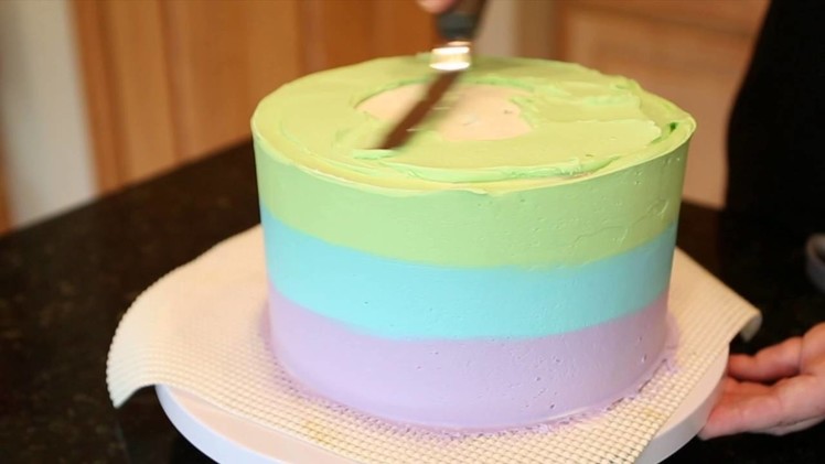 CRAZY WEIRD Pastel Rainbow Cake