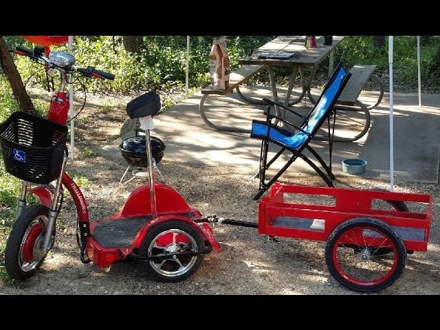 Custom Built DIY - Challenger X Scooter Trailer That Is Just Perfect For Fishing