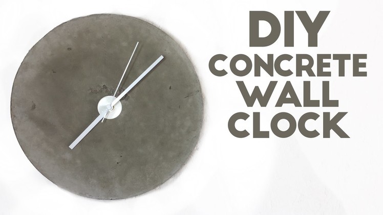 DIY Concrete Wall Clock | Modern Builds | EP. 46