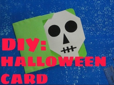 DIY Craft: SIMPLE and EASY HALLOWEEN CARD Party Invitation