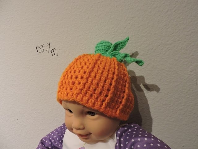 DIY Cute Pumkin Hat for Baby