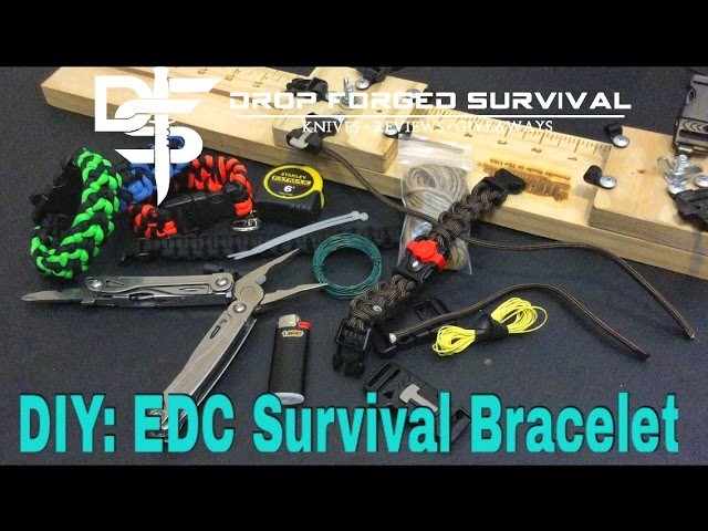 DIY: EDC - Bugout - Survival - Evasion - Paracord Bracelet