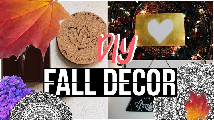 DIY Fall Room Decor | Tumblr & Pinterest Inspired!