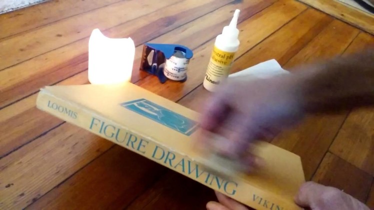 DIY Hardcover Book Repair: Beeswax Glue Dry Rot Fix