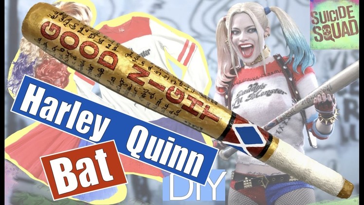 DIY Harley Quinn Suicide Squad bat. Part 2. Custome accesories