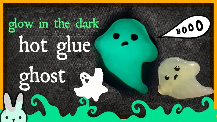 DIY: Hot Glue Ghost Pin | Glow In The Dark Hot Glue | Fast and Easy Halloween Craft Tutorial