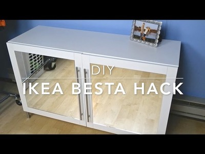 DIY: IKEA BESTA Hack - Mirrored Cabinet