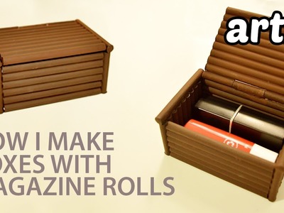 DIY Magazine Rolls Box :: Making a Prototype