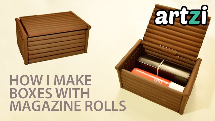 DIY Magazine Rolls Box :: Making a Prototype