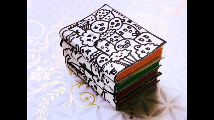 DIY Mini Felt Doodle Note Books | Karthika Loves DIY