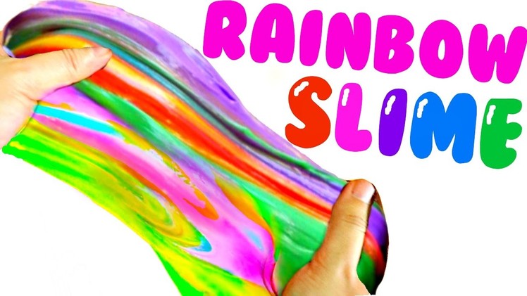 DIY RAINBOW UNICORN SLIME | Pinterest Slime Tested!