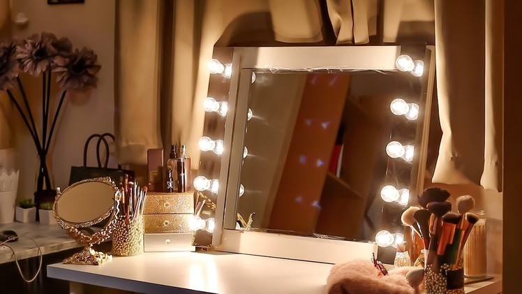 DIY SERIES: HOW TO MAKE A VANITY MIRROR WITH LIGHTS