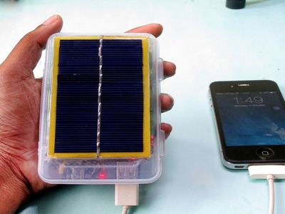 DIY Solar Power Bank from Old Laptop Battery