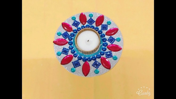 Foam Candle Holder | Diwali Craft | Crafty Zilla