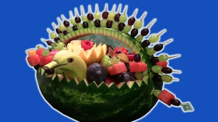 Food hacks | How to make watermelon fruits basket | DIY