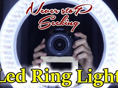 How to make a cheap DIY Professional Led Ring Light with less than 15$ - Pt.1