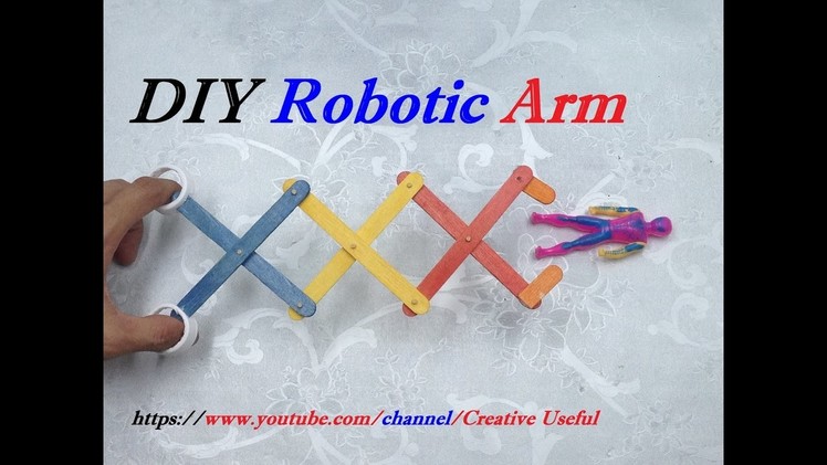 How to make a Robotic Arm - Easy and Simple