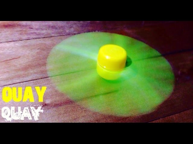 How to make a Spinning Top that spins very fast [DIY]