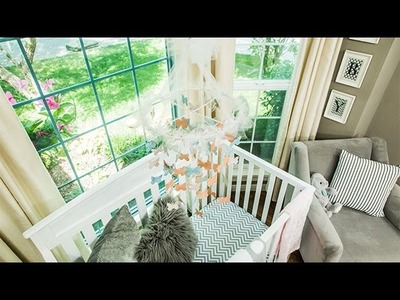 How To - Paige Hemmis' DIY Butterfly Crib Mobile - Hallmark Channel