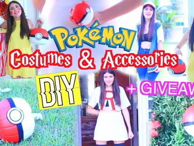 Last Minute Pokémon Costumes DIY + GIVEAWAY!