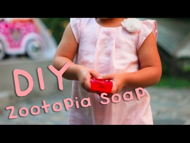 Make Your Kids Wash Their Hands with Homemade Zootopia Soap