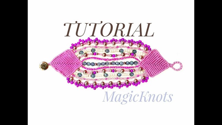 Micro Macrame "Purple Story" Bracelet ♥ (DIY)