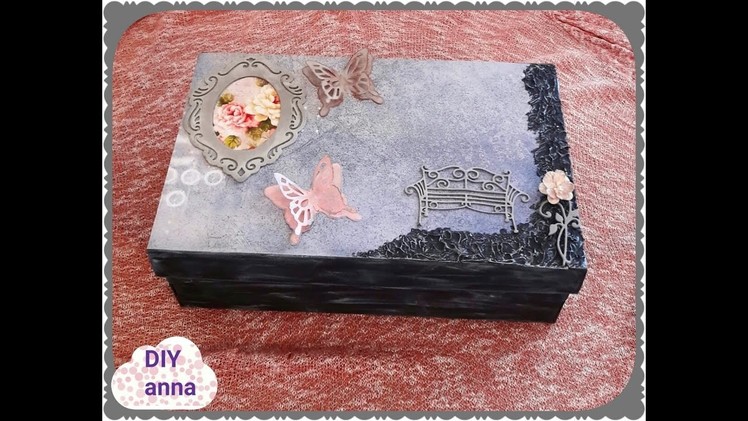 Old shoe box recycle DIY ideas decorations craft tutorial