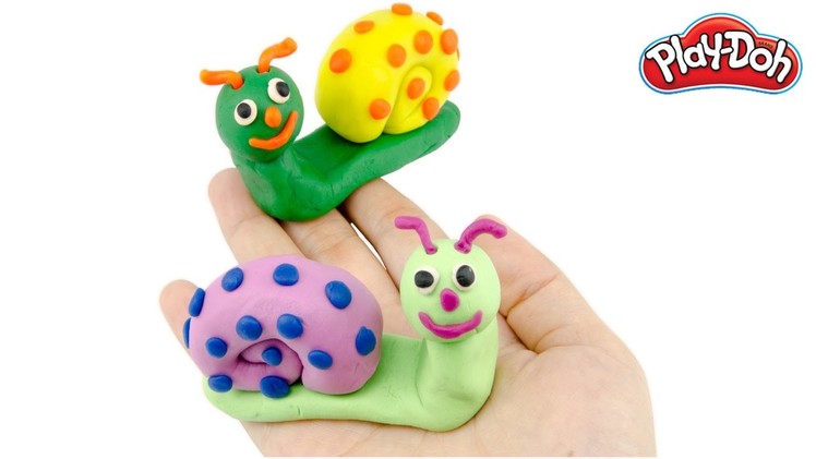 Play Doh Stop Motion DIY How To Snails With Play Dough Creative For Children