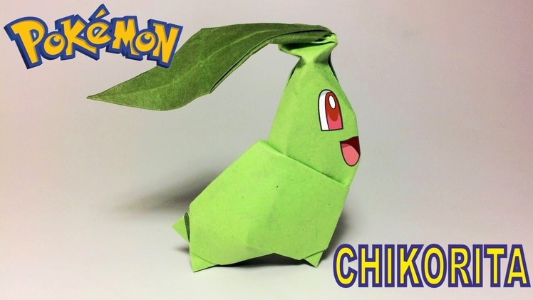 Pokemon Go: Origami Pokemon Chikorita by PaperPh2