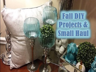 SMALL FALL HOME DECOR HAUL &  DIY PROJECTS  FALL HOME DECOR STYLING