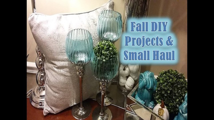 SMALL FALL HOME DECOR HAUL &  DIY PROJECTS  FALL HOME DECOR STYLING