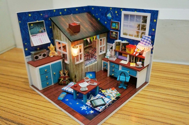 'Wishes in the Stars' DIY Miniature Bedroom ('星语心愿' DIY 小屋)